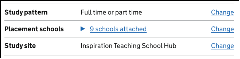 Improvements to placement schools