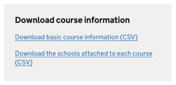 Two CSV file downloads iteration