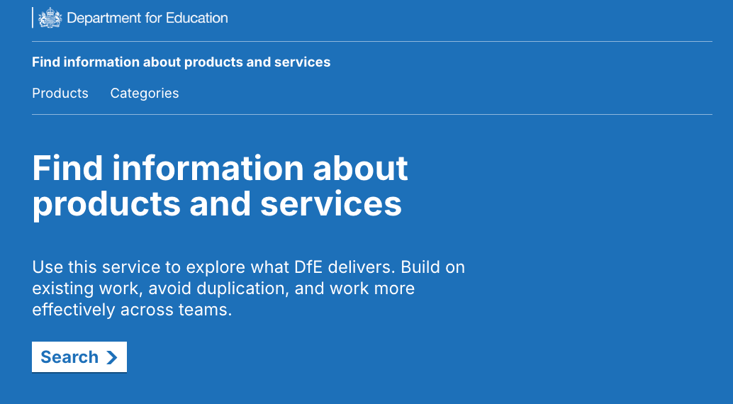 Product name, Find information about products and services