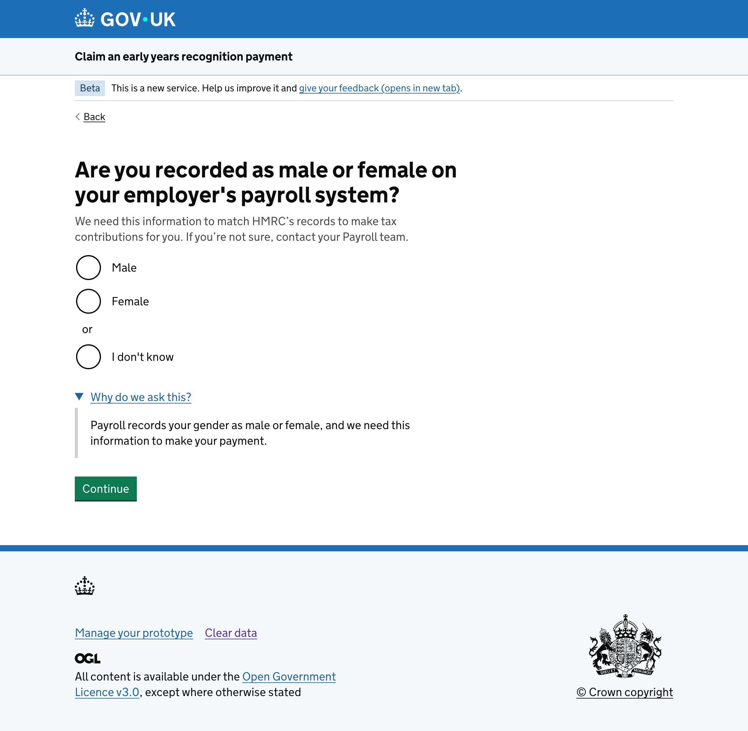 gender question